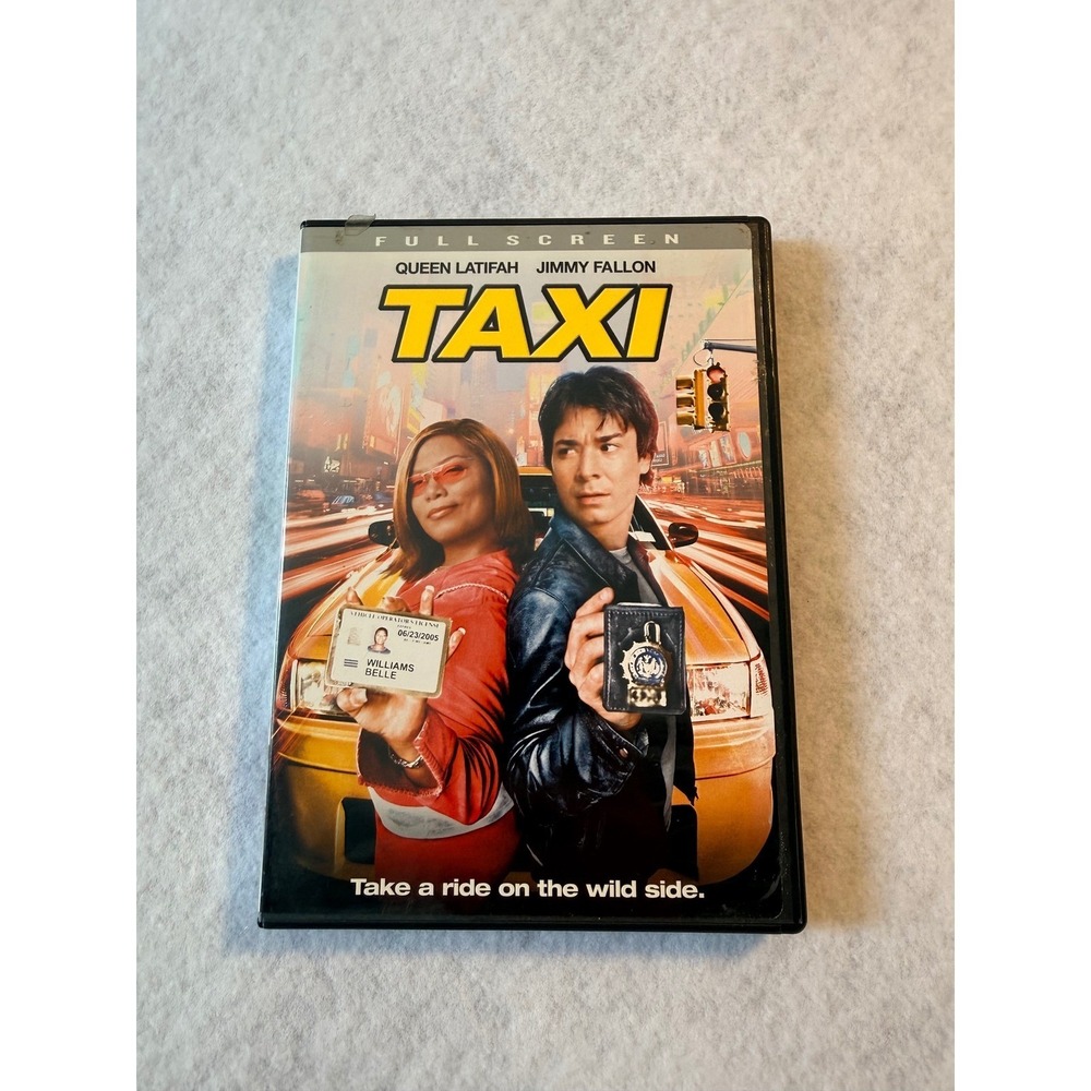 Taxi DVD 2004 Full Screen Queen Latifah‎ Jimmy Fallon Action Comedy Movie